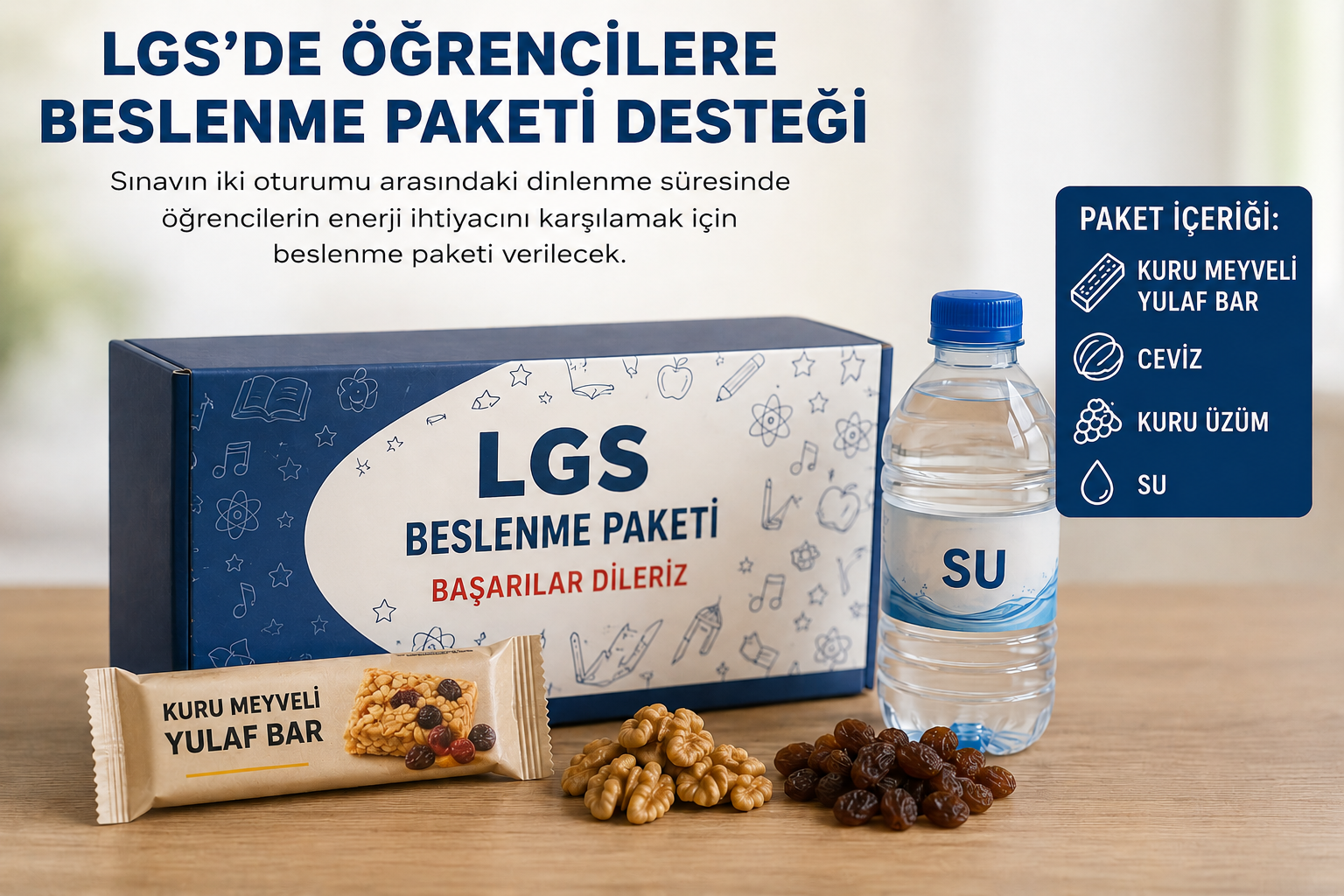 LGS Maratonunda Öğrencilere Enerji Desteği